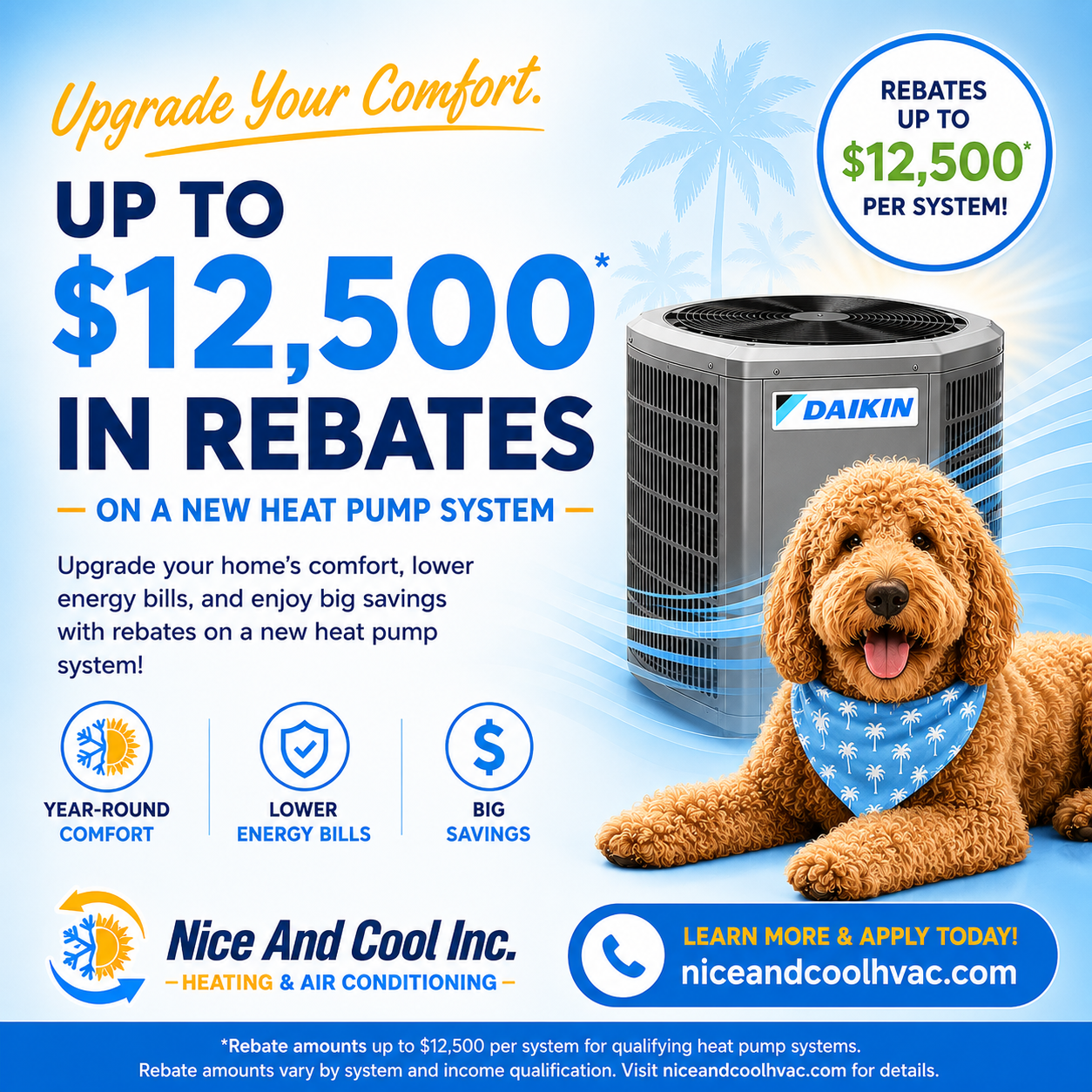 Stop Missing LADWP Rebates — Save up to $12,500 on a new Daikin heat pump system