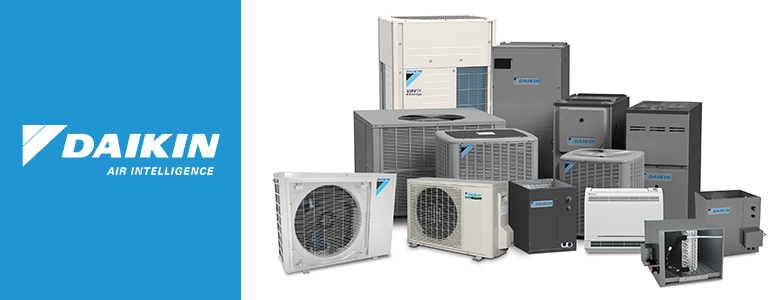 Daikin residential HVAC product lineup